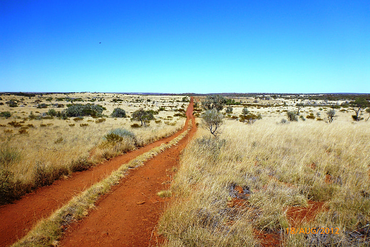 aventura, desert de, Austràlia, sorra