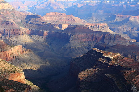 grand canyon, Americká krása, přírodní, Spojené státy americké, Národní park, krajina, Hora