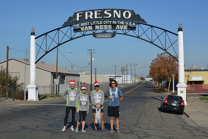 Fresno, futás, Karácsony