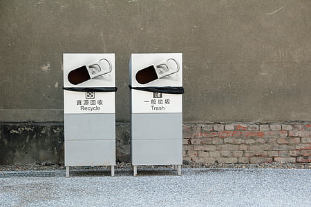 recycle, trash, garbage can, garbage, ton, waste, waste bins