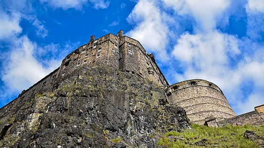 scotland, england, edinburgh, castle, fortress, historically, places of interest
