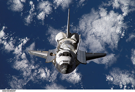 transbordador espacial, descobriment, cosmos, terra, vaixell, Estació Espacial Internacional, ISS