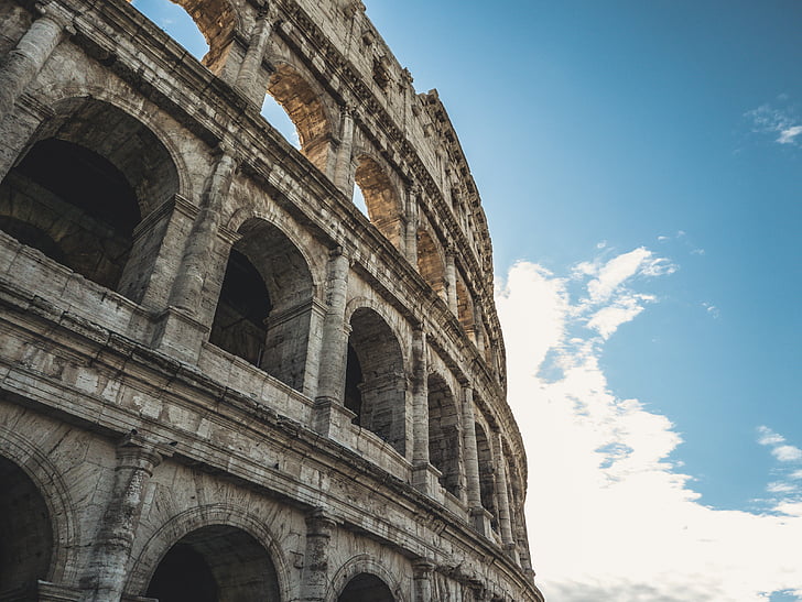 Koloseum, Řím, turistické, Itálie, orientační bod, Architektura, Evropa