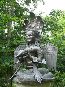 bronze, Figura, arte, Ásia, estátua, escultura, religião