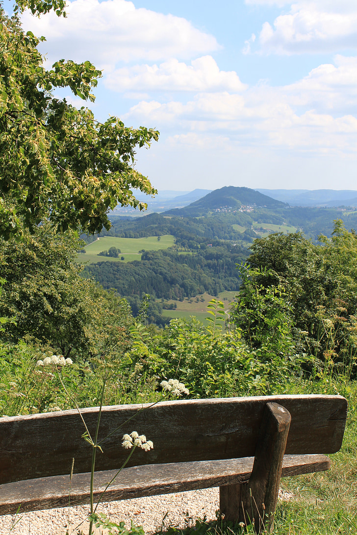 Hoenštaufenu, ainava, vientulība, Švābijas alb, daba, skats, Göppingen