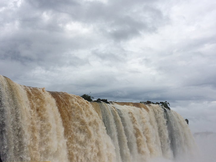 Iguazu, foss, landskapet, turisme, Brasil, Argentina, faller