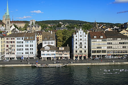 Zurich, Swiss forbund, byen, hjem, gamlebyen, arkitektur, Europa