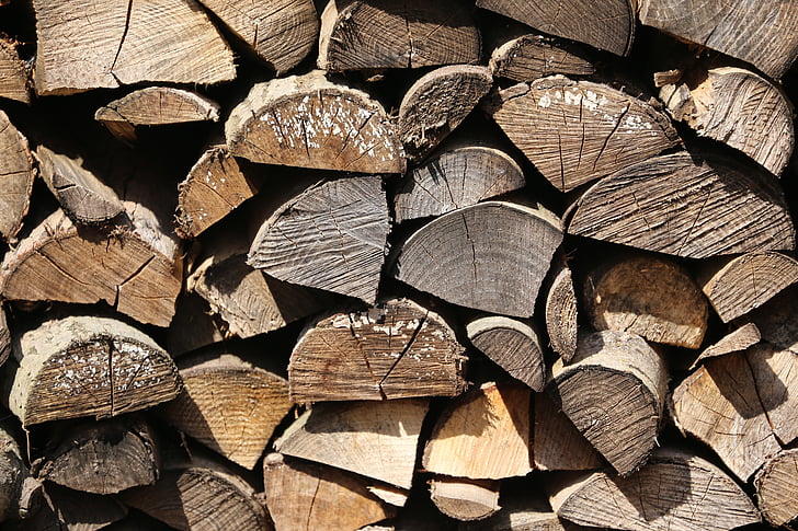 fusta per a la llar de foc, holzschaite, fusta, calor, llenya, foc de fusta, bosc