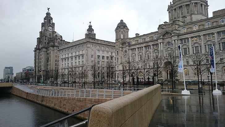 Liverpool, byggnad, arkitektur, turism, berömda place, Urban scen