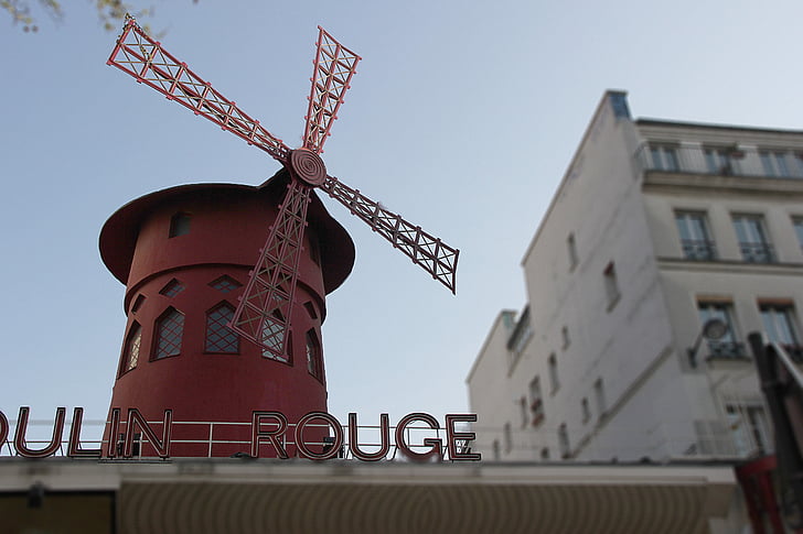 moinho de vento, Paris, Turismo, França, Marco, Francês, histórico