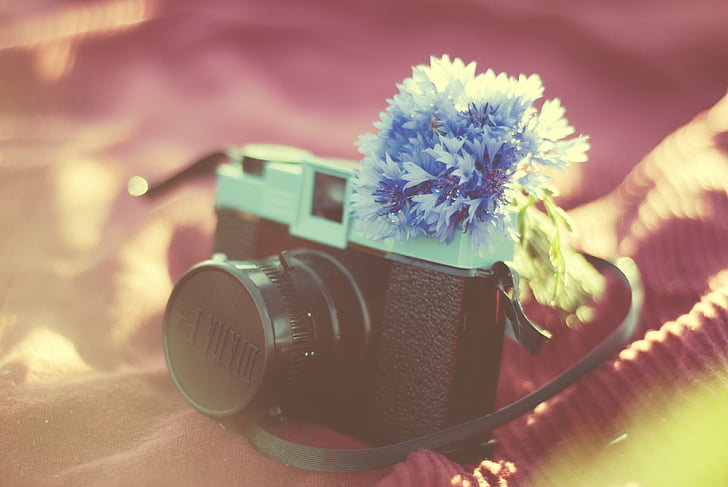 kamera, oldschool, šviesą, derlius, senas fotoaparatas, foto, fotografas