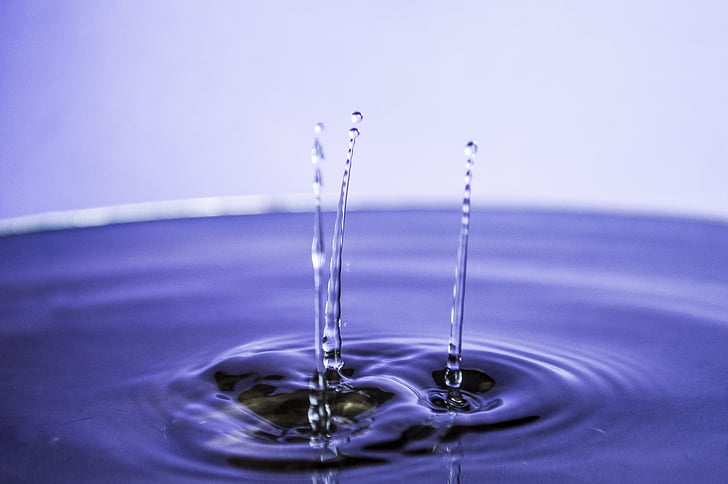 water, water drop, silver, liquid, reflection, ripple, cool