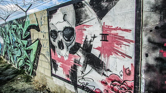 graffiti, spray paint, urban, colour, city