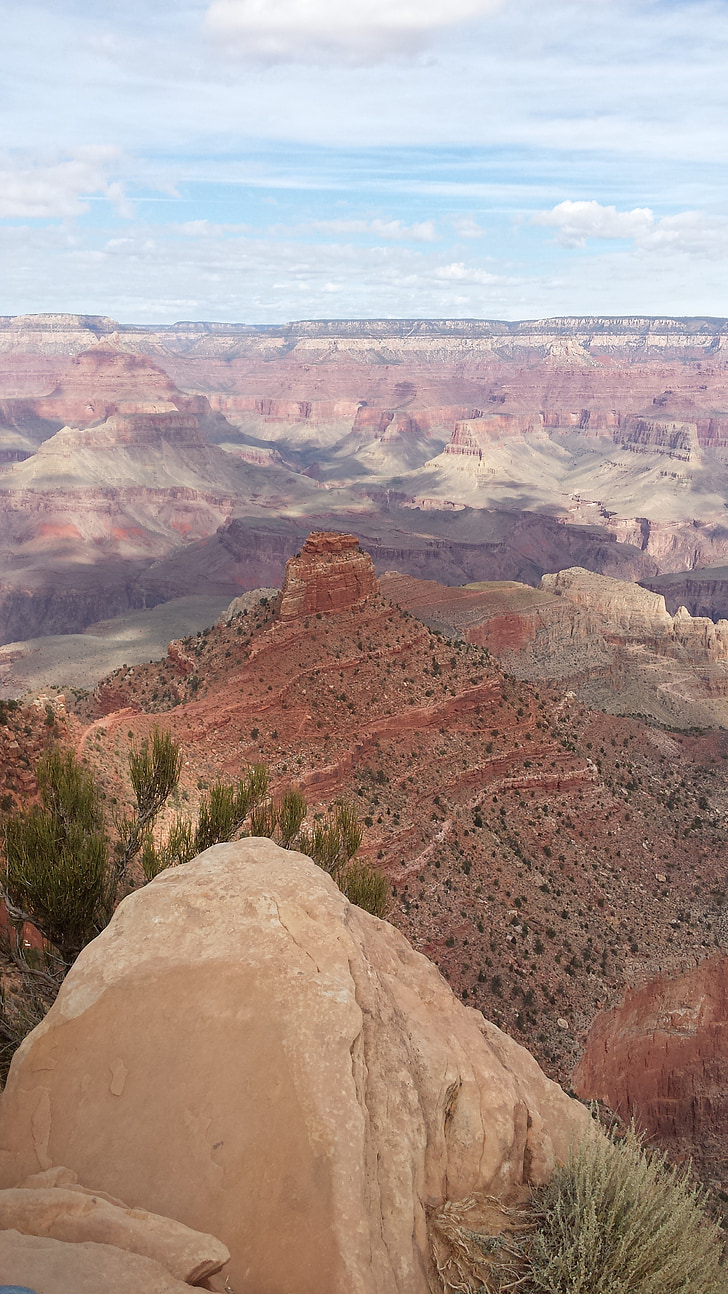 Grand canyon, natura, Arizona, scogliera, escursionismo, blu