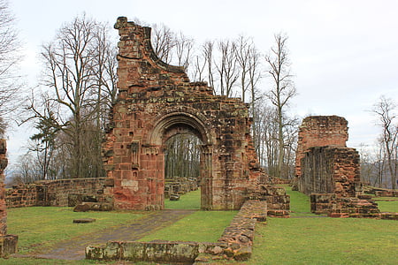 ruiny, Klasztor, Średniowiecze, ruiny klasztoru, zniszczone, Historycznie, Zamek