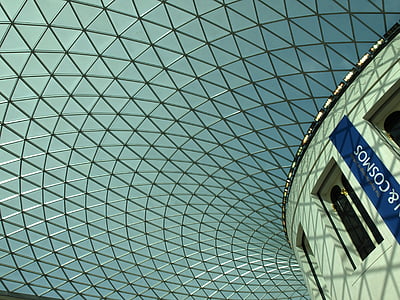 Britu muzejs, dome, ģeometrija