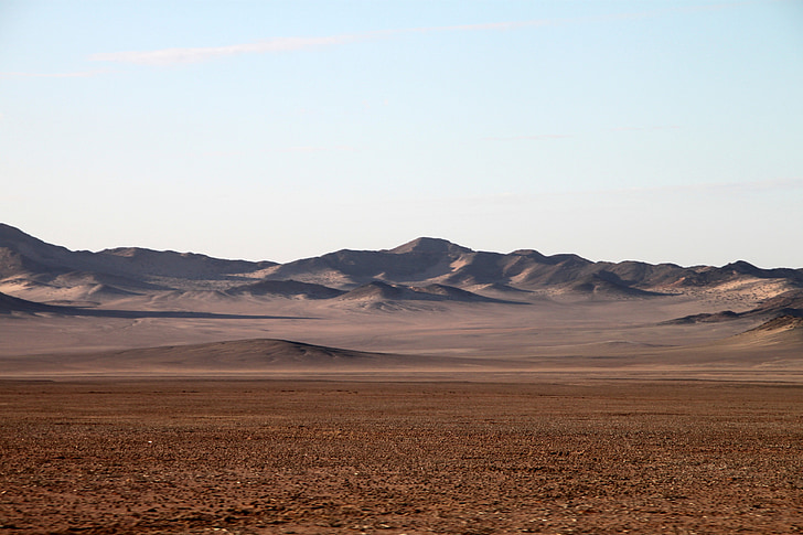 Намибия, Африка, пустиня, небе, самота, сухо, Горещи
