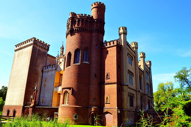 Kórnik castle, Castle, Tower, kivid, hoone, vana, arhitektuur