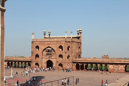 red fort, india, architecture, palace, culture, monument, heritage