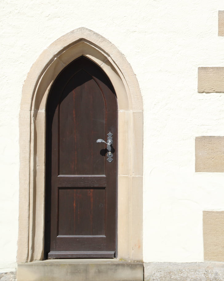 деревянные двери, коричневый, старые деревянные двери