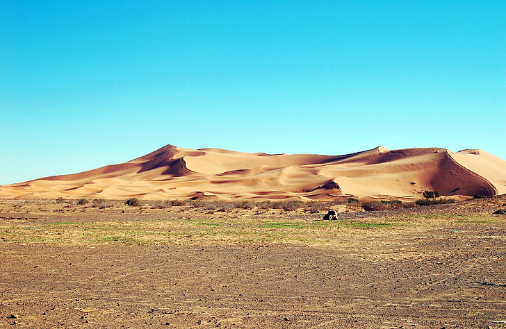 Marokas, Afrika, dykuma, marroc, smėlio, kopos, kraštovaizdžio