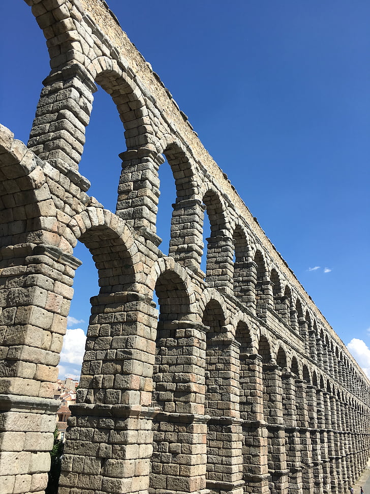 Паметник, акведукт, Сеговия, римски, канал, архитектура, Испания