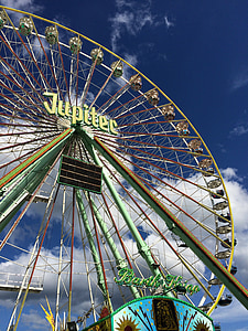 rotella di Ferris, divertimento, corsa, Fiera, mercato di anno, per il tempo libero, Oktoberfest