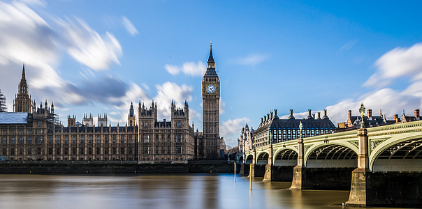 Westminster, London, Parlament, Uhr, Wahrzeichen, Tourismus, Großbritannien
