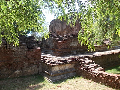 ősi, romok, kövek, kő, Srí lanka, Polonnaruwa, történelem