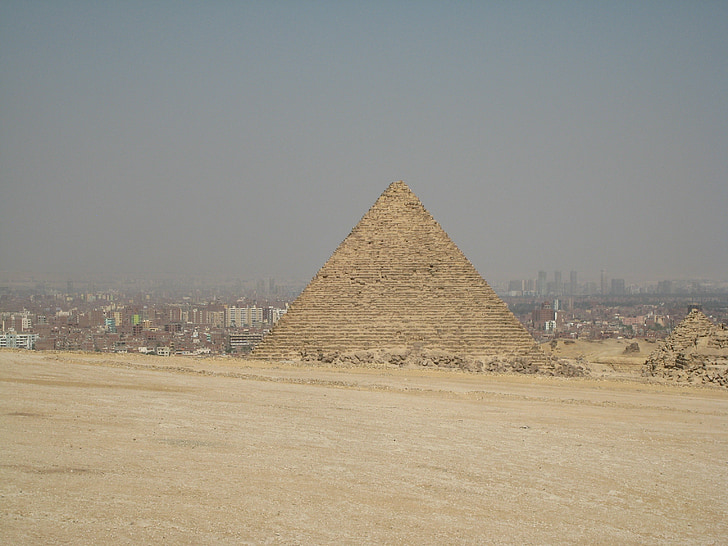 ピラミッド, エジプト, 砂浜, カイロ, ギザ, 古代, エジプト