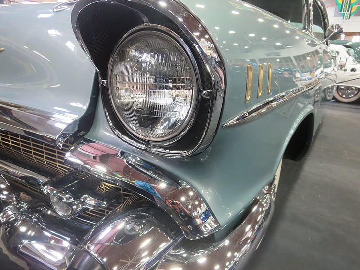 headlight, vintage cars, car show, cars, auto, retro