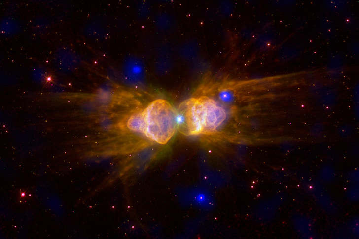Nebulosa de la formiga, nebulosa planetària bipolar, estrelles, cosmos, Menzel 3, Mz 3, espai