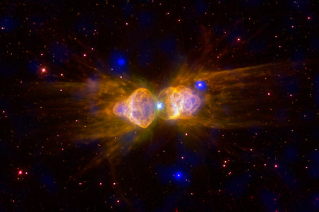 Nebulosa Formica, nebulosa planetaria bipolare, stelle, Cosmo, Menzel 3, MZ 3, spazio