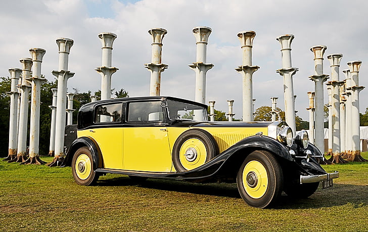 Rolls royce, samochodowe, Vintage, klasyczny samochód, transportu, Pojazdy, weteran