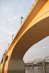 oldjohny, Chattanooga, most, John ross mosta, tržište ulica mosta, Tennessee, gradovi
