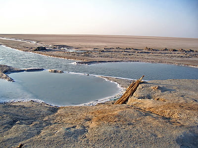 salt lake, Tunisien, Sand, öken, Saltängen, turism, Holiday