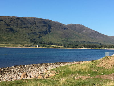 Škotska, jezero, jezero, krajolik, mjesto, priroda, dan