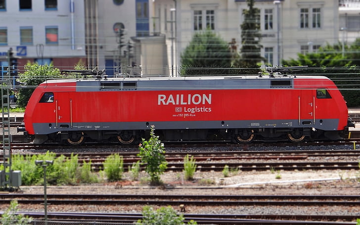 BR 152, Railion, hbf koesteren, spoorweg track, trein, vervoer, station
