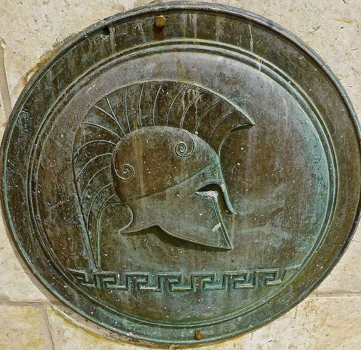 placa, romà, bronze, relleu, Medalla, segell