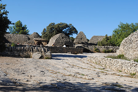 akmens namai, kaimas, Luberon, Prancūzija, Musée į bories, Architektūra