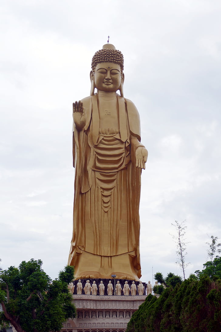 hram, Budizam, kompleks hramova, budistički, religija, Tajvan, Kaohsiung