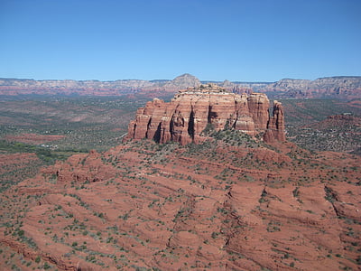 sedona, red rocks, ariel, landscape, southwest, scenic, mountains