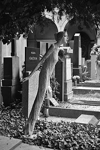 hřbitov, socha, sochařství, Praha, Památník