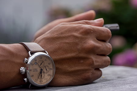 ръце, китките, часовник, Гледай, време, аксесоар, човешки