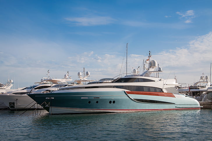 Yacht, Mallorca, superyacht, nautiske fartøj, Harbor, havet, luksus