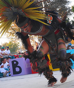 Injun, kultur, kunst, tradition, dans, kostume