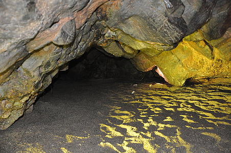 Alanya, stalactite, Cave, natur, havet, Rock - objekt, Beach