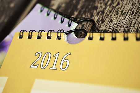 Calendari, data, 2016, l'any, temps, horari, endavant