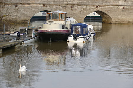 Bir Stratford-upon-Avon, River avon, Avon, Stratford, Warwickshire, nehir, İngiltere