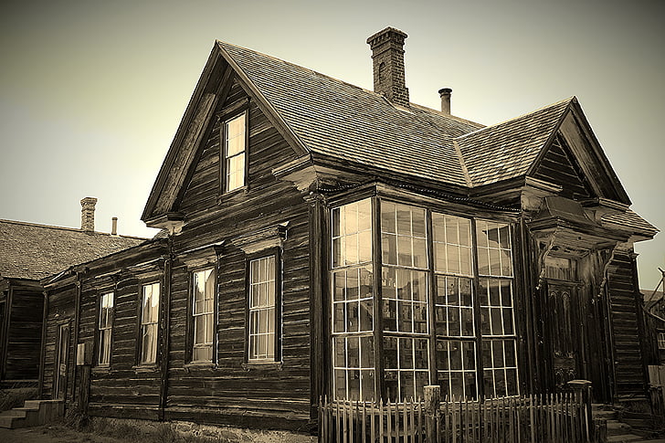 abandones house, ghost town, bodie ca, abandoned, house, deserted, old